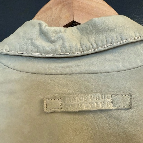 Jean Paul Gaultier size 42 (M) GUC needs a dry cleaning Beige/Tan/green? Jacket - Picture 10 of 16